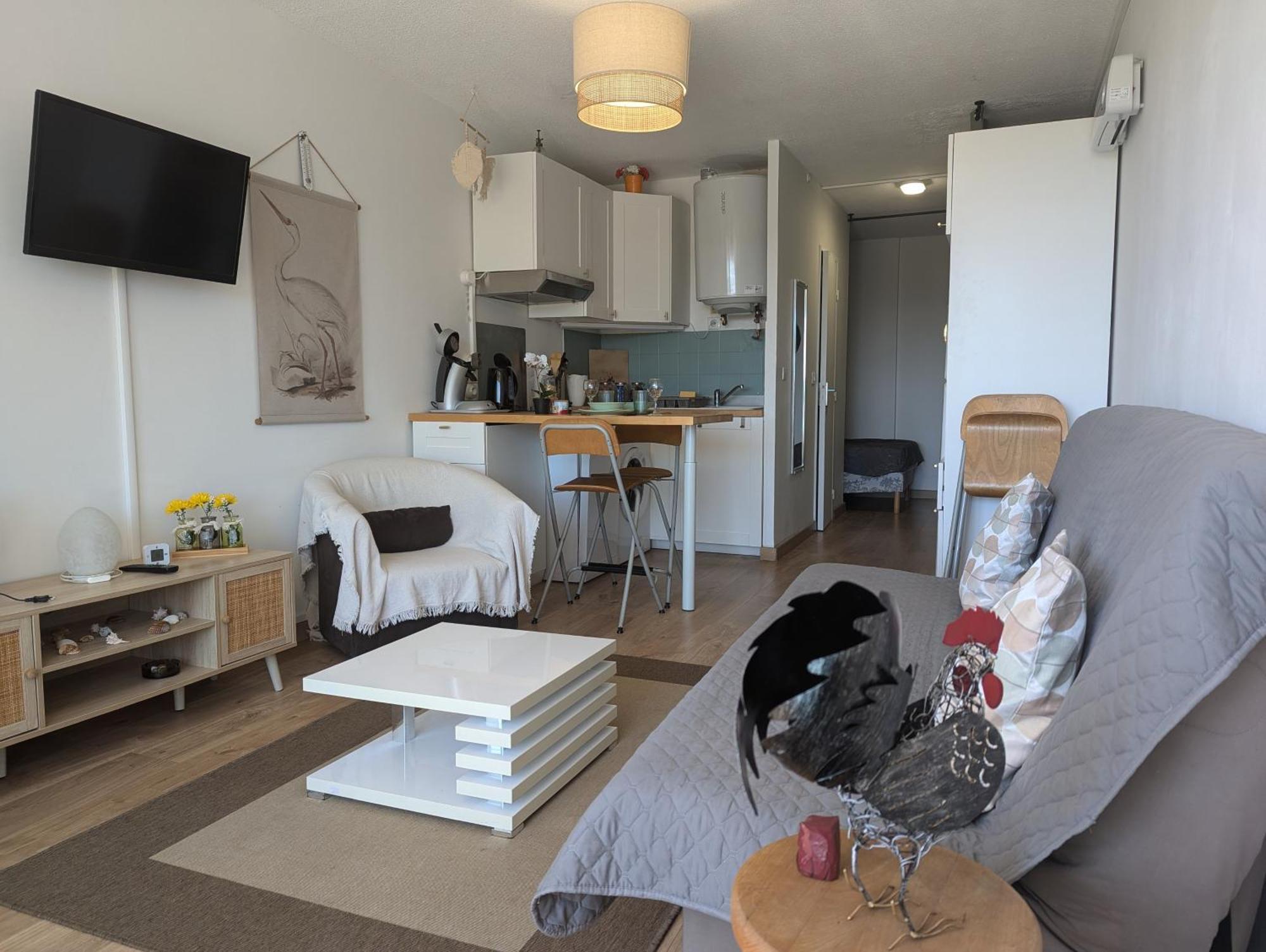 לה-גרו-דו-רואה Sol-Y-Days Canastel, Studio Avec Coin Couchage, Quartier Du Boucanet Proche Commerces Et Plage מראה חיצוני תמונה
